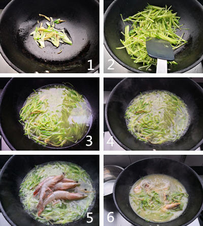 白萝卜粉丝炖虾，鲜香入味，好吃到让人舔碗