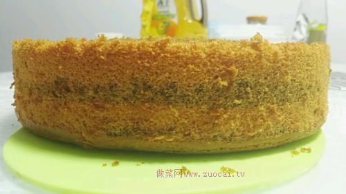 斑马纹抹茶威风蛋糕的做法介绍