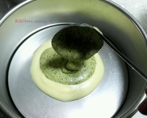 斑马纹抹茶威风蛋糕的做法介绍