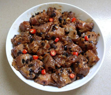 喷香喷香的正宗豆豉蒸排骨的做法教程