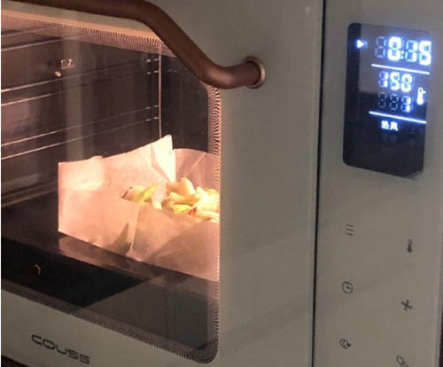 用烤箱来做的干锅花菜鲜香爽脆乎意料的好吃