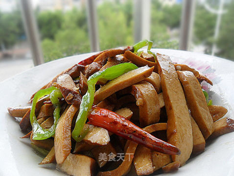 青椒炒豆腐干怎么做好吃又简单