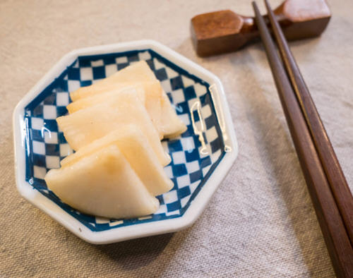 白萝卜味噌渍，味道还是相当好吃的