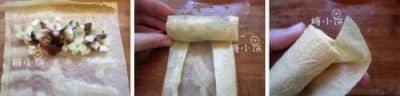 豆腐皮的做法大全 豆腐皮最简单美味的吃法 豆腐皮素春卷步骤4-6