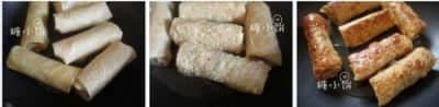 豆腐皮的做法大全 豆腐皮最简单美味的吃法 豆腐皮素春卷步骤10-12