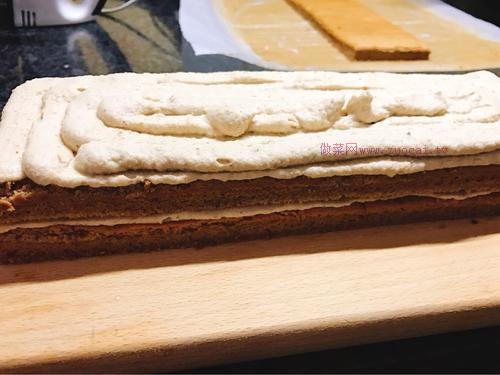 可可栗蓉蛋糕的做法