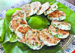 顺德桑叶鱼饼的家常做法 怎么做桑叶鱼饼好吃 顺德桑叶鱼饼的做法,桑叶鱼饼怎么做好吃