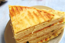 千层饼的做法 千层饼的做法大全