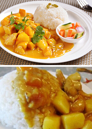 咖喱土豆鸡肉饭，可以美容抗衰老