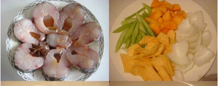 滑炒草鱼块的做法步骤1