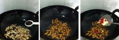 入味下饭菜——酸豆角炒五花肉的做法步骤2