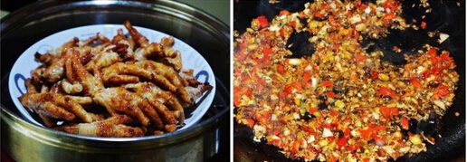 红椒烧凤爪的做法步骤4