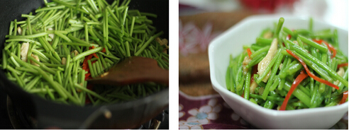 鸡丝拌茼蒿的做法的做法步骤4