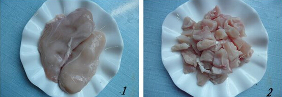 烧烤青红椒鸡肉的做法的做法步骤1
