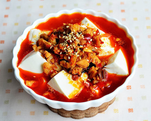 鸡米捞豆腐，散发出如此魅力诱惑你