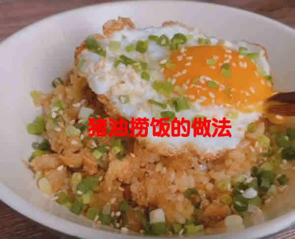 香气四溢油而不腻的猪油捞饭大家还记得吗? 香气四溢油而不腻的猪油捞饭大家还记得吗?