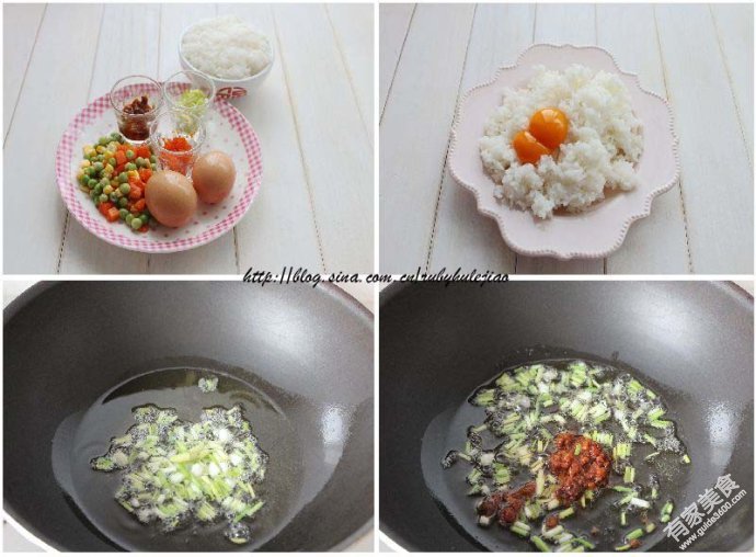 鱼子酱蛋炒饭的做法,加上好看造型你绝对会喜欢步骤1