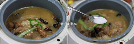 香菇栗子烧鸡饭的做法步骤7