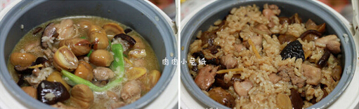 香菇栗子烧鸡饭的做法步骤8