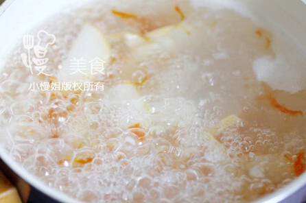 桂花雪梨燕窝粥的做法(图文)的做法步骤6