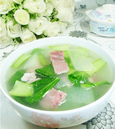 青菜煮咸肉 青菜煮咸肉