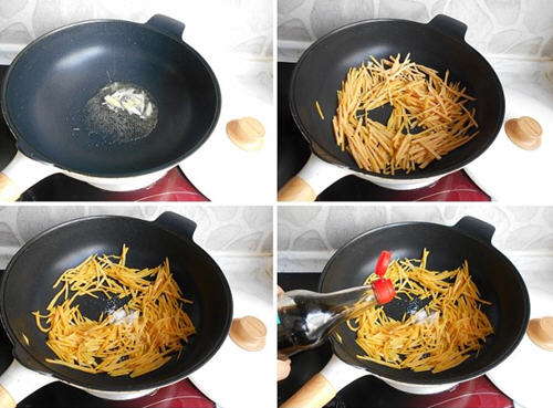 糖醋地瓜丝的做法,既能当菜,又能当主食 糖醋地瓜丝的做法,既能当菜,又能当主食