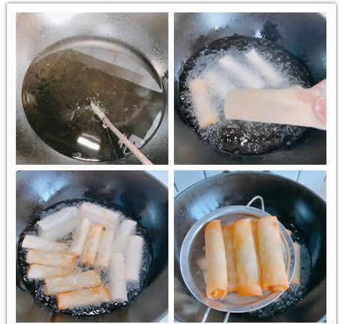 外皮酥脆,馅料咸香可口炸春卷怎么做? 外皮酥脆,馅料咸香可口炸春卷怎么做?