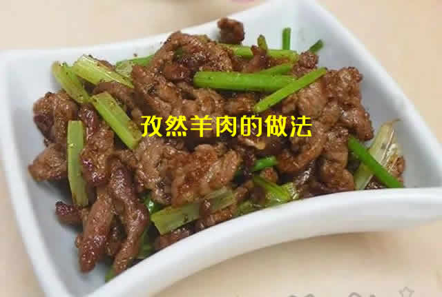 羊肉细嫩,不腥不膻的孜然羊肉的做法详细步骤 羊肉细嫩,不腥不膻的孜然羊肉的做法详细步骤