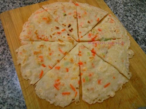 美味可口的胡萝卜鸡蛋饼的做法图解