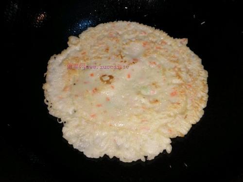 美味可口的胡萝卜鸡蛋饼的做法图解