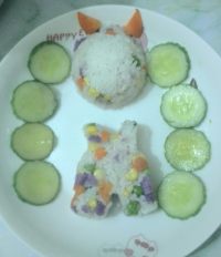 健康又营养的儿童食谱大全 简单易学宝宝爱吃的可口饭菜 童趣饭团的做法步骤12