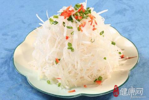 生萝卜中老年减肥食谱