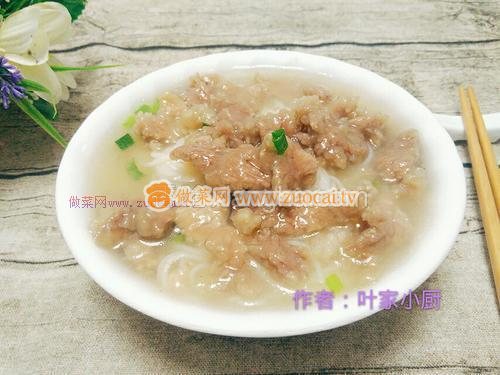 汆汤米粉的做法