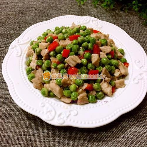 豌豆炒肉丁的做法(豌豆炒肉丁的做法视频)