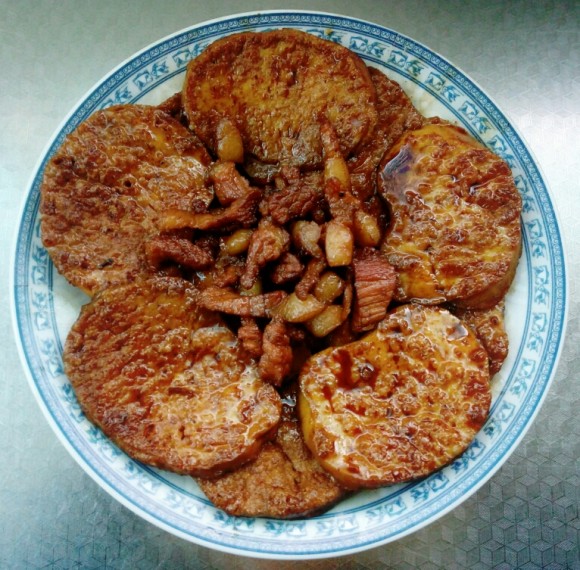 素鸡烩肉丝的家常做法,素鸡肉丝图片