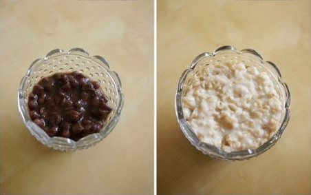 芒果燕麦红豆沙的做法步骤4