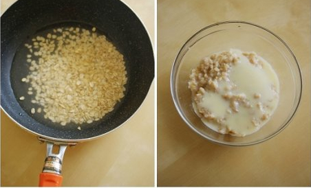 芒果燕麦红豆沙的做法步骤3