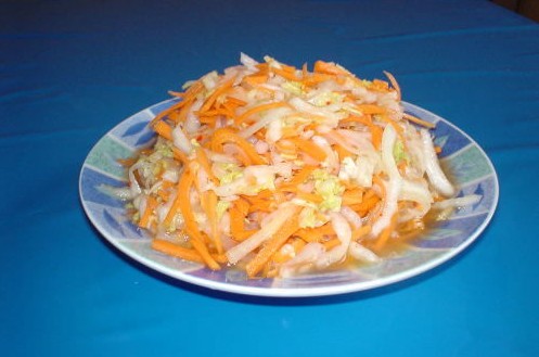青椒丝拌腐竹