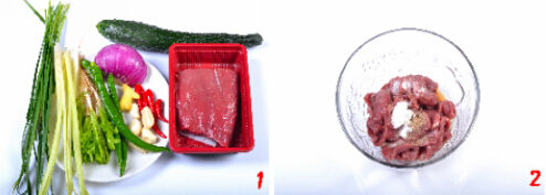 鲜椒嫩牛肉,水煮牛肉另类做法(图文)的做法步骤1
