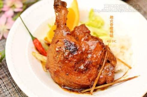 香橙鸭腿的美味做法