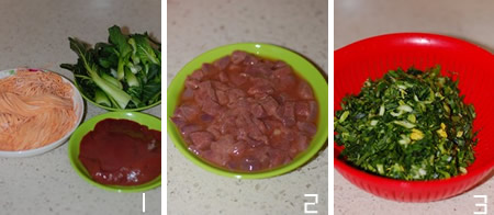 早餐营养——胡萝卜猪肝面的做法步骤1