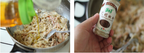 黑椒烧虾饼的做法的做法步骤2