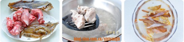 墨鱼干虾干炖排骨的做法的做法步骤1