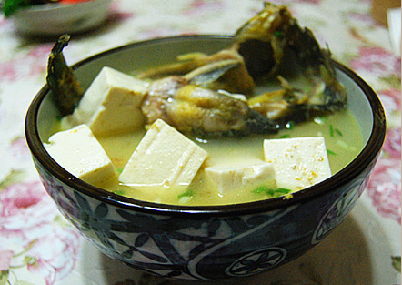 黄骨鱼煮豆腐汤[有图]