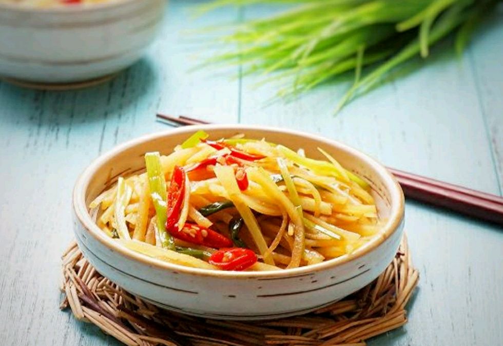 酸辣土豆丝?(清爽家常菜)的做法步骤10