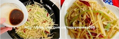 尖椒炒土豆丝的图解做法的做法步骤4