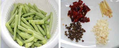 干煸四季豆的做法,干煸炒四季豆怎么做的做法步骤1