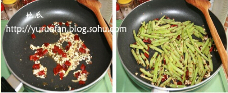 干煸四季豆的做法,干煸炒四季豆怎么做的做法步骤3