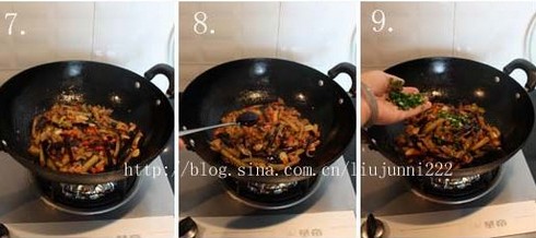 肉末炒茄子的做法步骤3