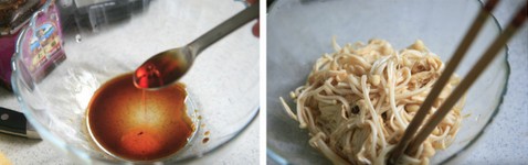 凉拌酸辣金针菇的做法步骤3